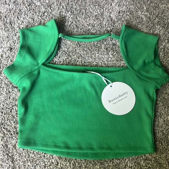 NWT RUSTTYDUSTTY CROPPED TOP, size small - Picture 6 of 6